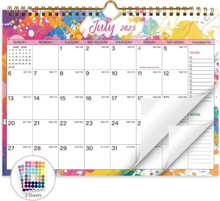 wall calendar 2025,july 2025