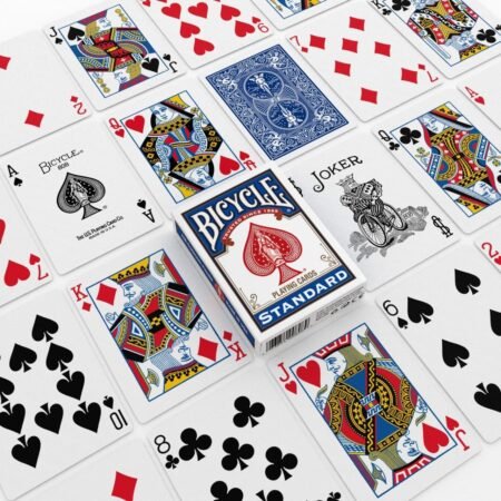 Bicycle Standard Playing Cards 2 Pack – Poker Size Red & Blue Decks for Poker, Blackjack, Family Card Games & Game Night Fun