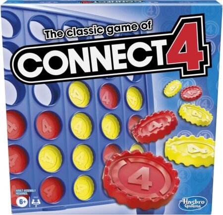 Hasbro Gaming Connect 4 Classic Grid Strategy Board Game for Kids