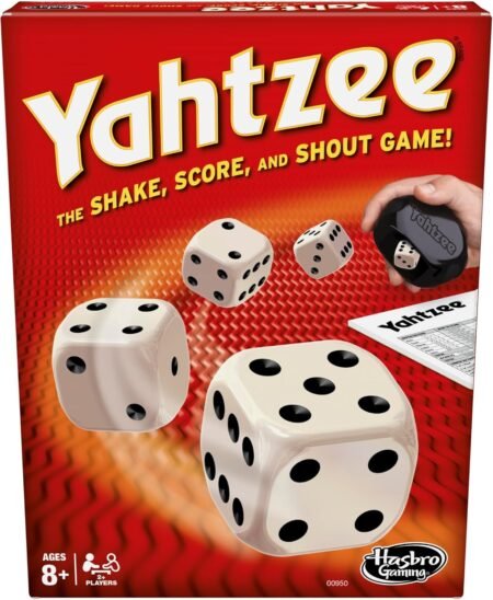 Hasbro Gaming Yahtzee Dice Game Family Strategy Game for Ages 8+