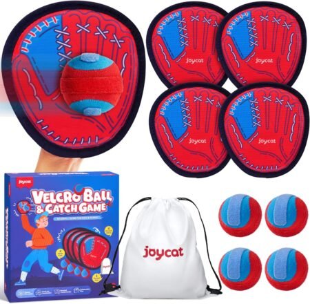 JoyCat Toss and Catch Ball Game Paddle Ball SetBackyard & Garden Sports Toy