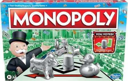 Monopoly Game Token Vote Edition Family Board Game for Kids and Adults