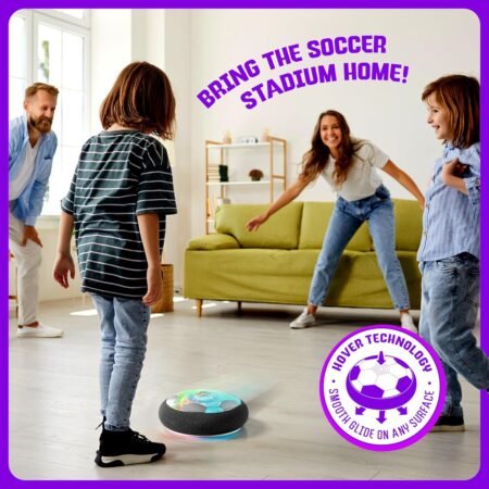 Ninja Blast Hover Soccer Light LED Hover Soccer Ball for Kids Soccer Game