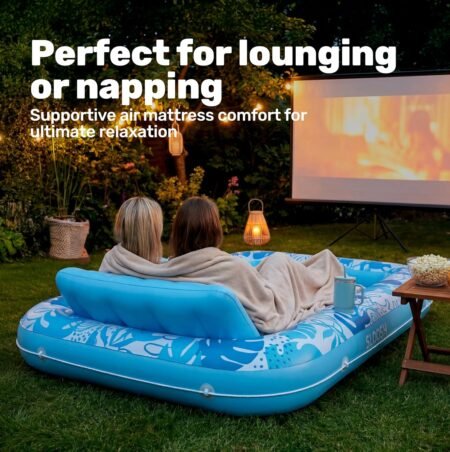 SLOOSH Inflatable Tanning Pool Portable Adult Sunbathing Lounge Pool for Backyard