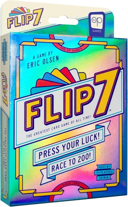 USAOPOLY Flip 7 Fast Paced Press Your Luck Strategy Card Game