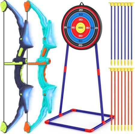 2 Pack Bow and Arrow Set Archery Toy Set