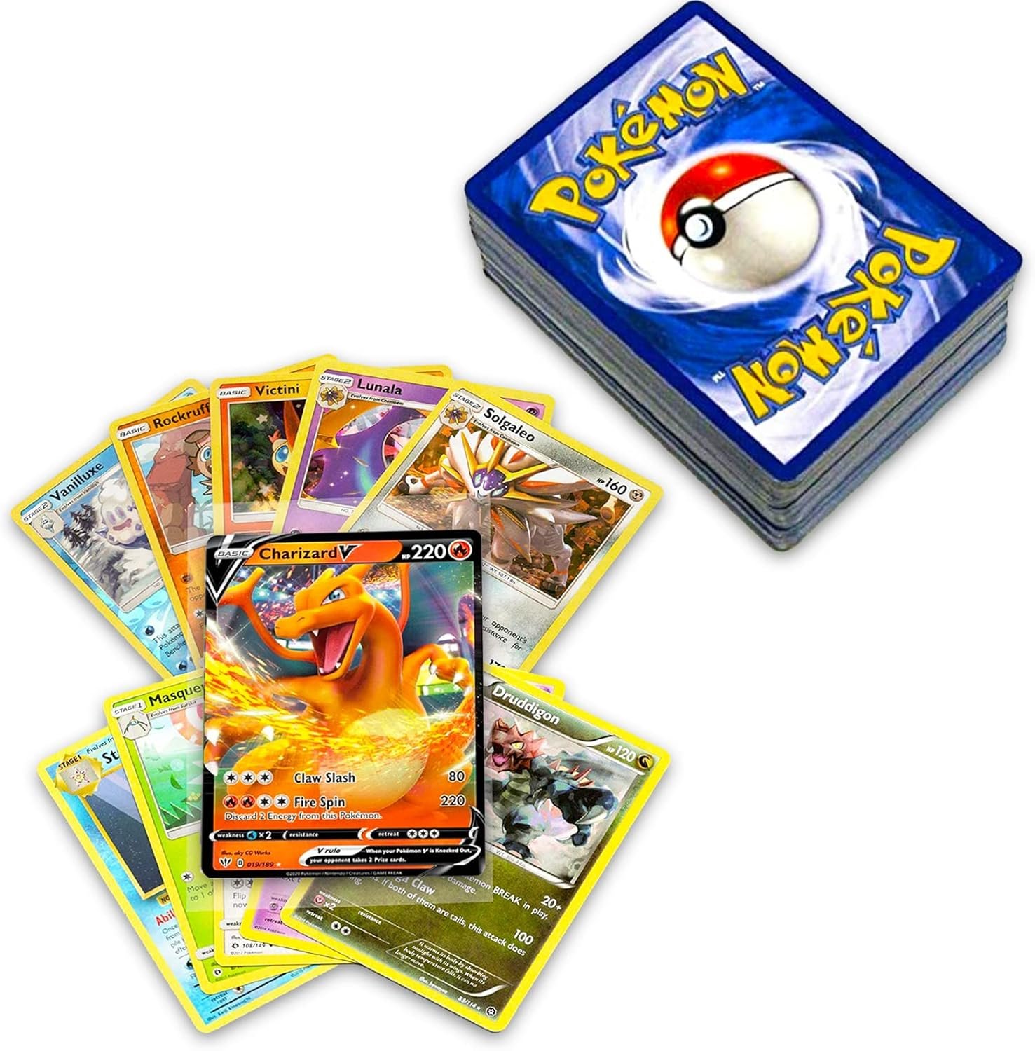 50+ Official Pokémon Cards Trading Card Game
