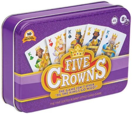 Five Crowns Collectible Tin Card Game Five-Suited