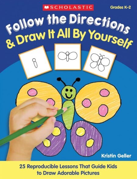 Follow the Directions & Draw Activity Book Kids