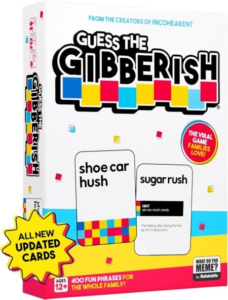 Guess The Gibberish Card Game Family Word Game