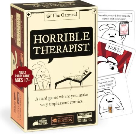 Horrible Therapist Party Card for AdultsConversation Game
