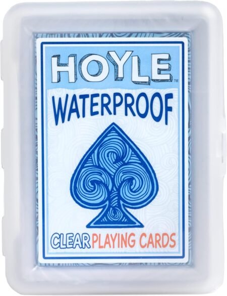 Hoyle Waterproof Clear Plastic Playing