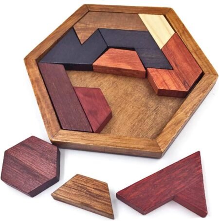 KINGOU Hexagon Brain Teaser PuzzleSTEM Toy