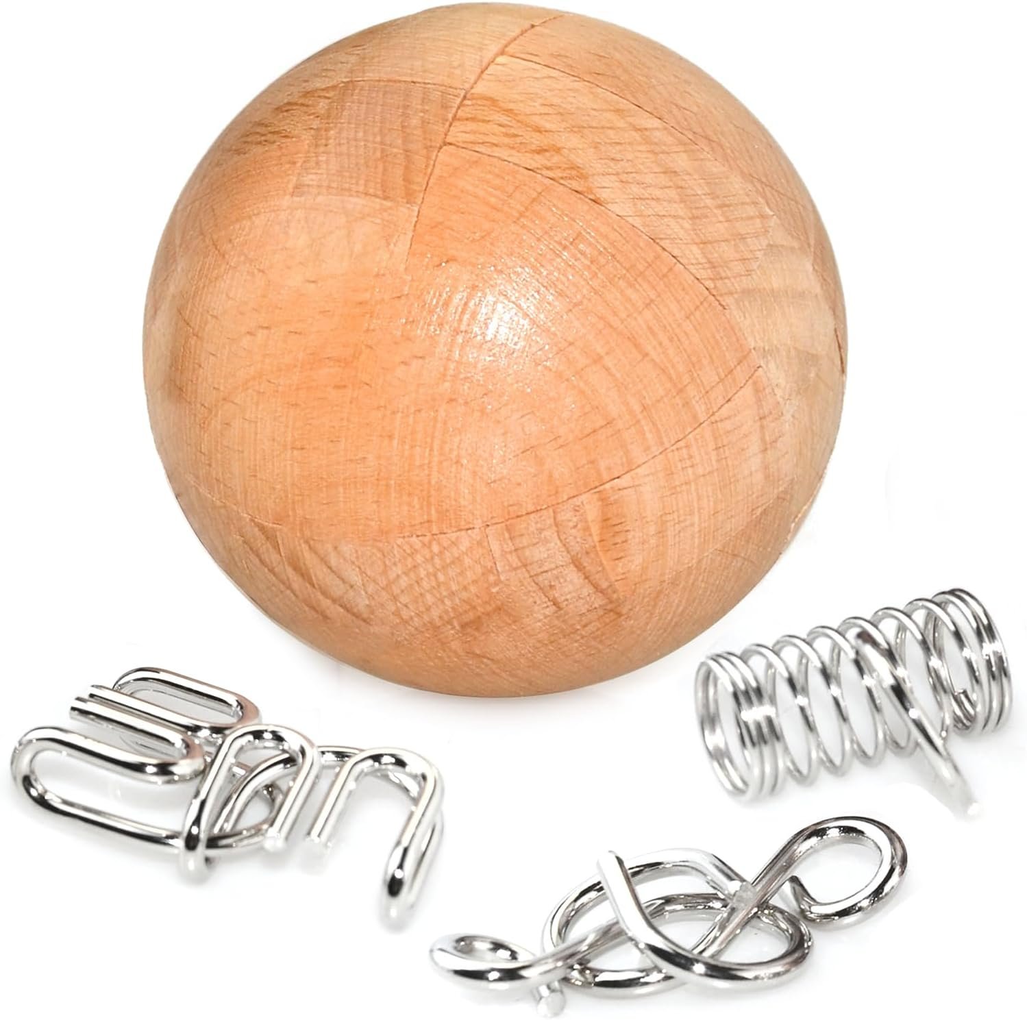 KINGOU Wooden Brain Teaser Puzzle Educational