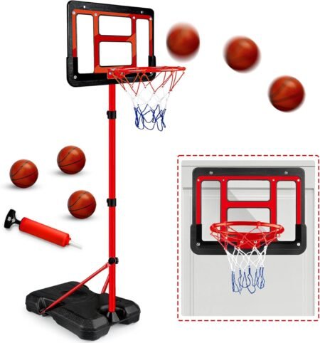Kids Basketball Hoop with Stand Basketball Set