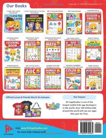 Large ABC Letters Alphabet Learning Book