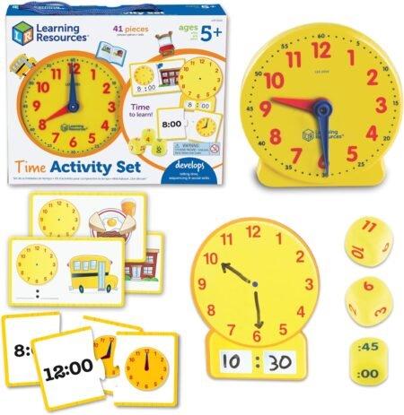 Learning Resources Time Activity Educational Clock