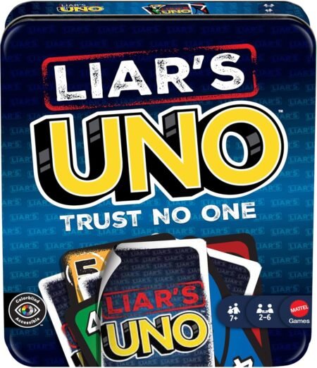 Mattel Games UNO Liar's Card Game Bluffing