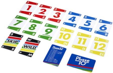 Mattel Phase 10 Card Game with Wild Cards Family