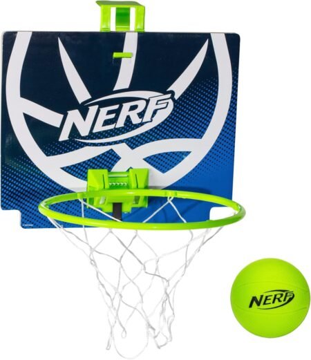 NERF Mini Over the Basketball Hoop Game