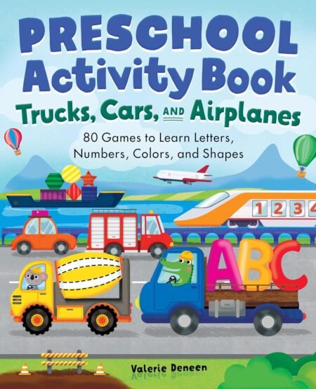 Preschool Activity Book Trucks Fun Learning