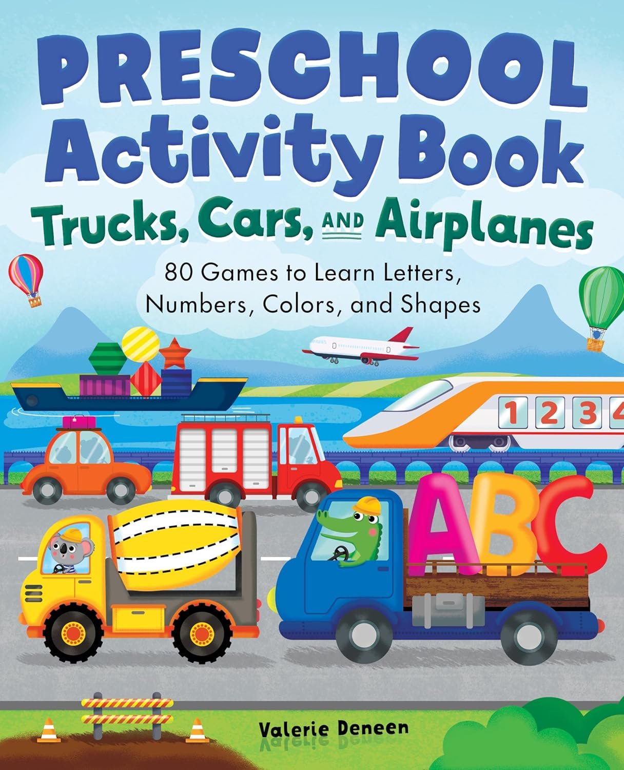 Preschool Activity Book Trucks Fun Learning