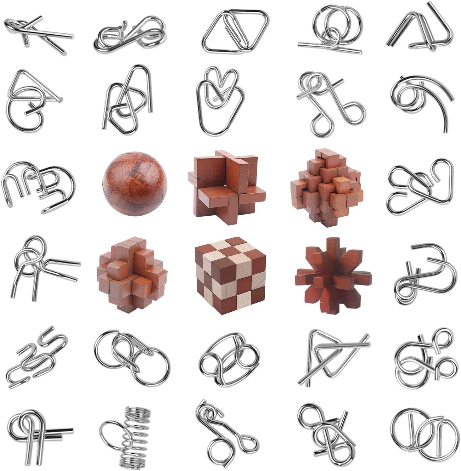 RLYLF 30PCS Brain Teaseducational Fidget Toys