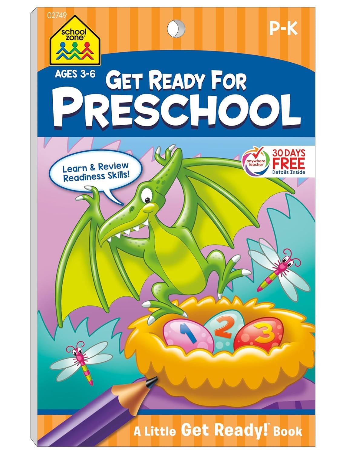 School Zone Get Ready for Preschool Workbook