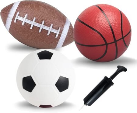 Soccer Basketball Combo Sports Game Set