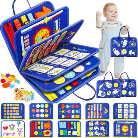 Toddler Busy Board Montessori Sensory